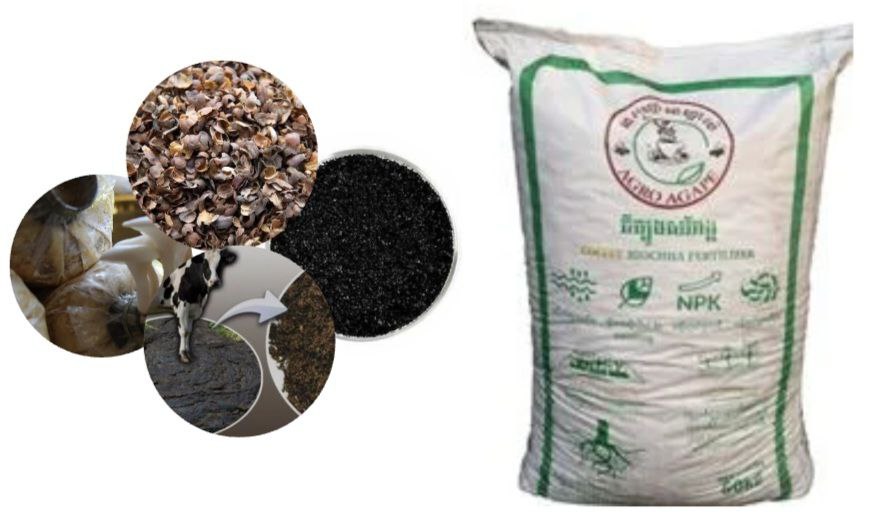 Coffee biochar fertilizer